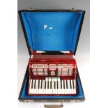 A Firotti paino accordion, in fitted case.