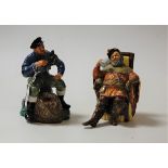 A Royal Doulton figure 'The Lobsterman' HN2317; together with a Royal Doulton figure 'The Foaming