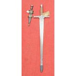 A Marto Highlander Macleod sword; together with a reproduction Roman style pugio dagger (2)