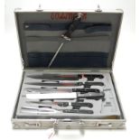 A modern Hoffmann Solingen 20-piece knife set, in fitted case