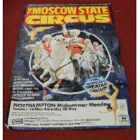 Two large Moscow State Circus posters (2)