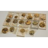 A collection of gents pocket watch movements being English and continental, to include fusee