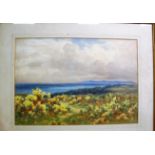William R Hoyles - Coastal scene, watercolour, signed lower left, 35x49cm