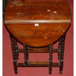 An early 19th century mahogany square front chest of two short over three long graduated drawers, on