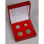 Great Britain, 1901 Maundy Money four coin set,