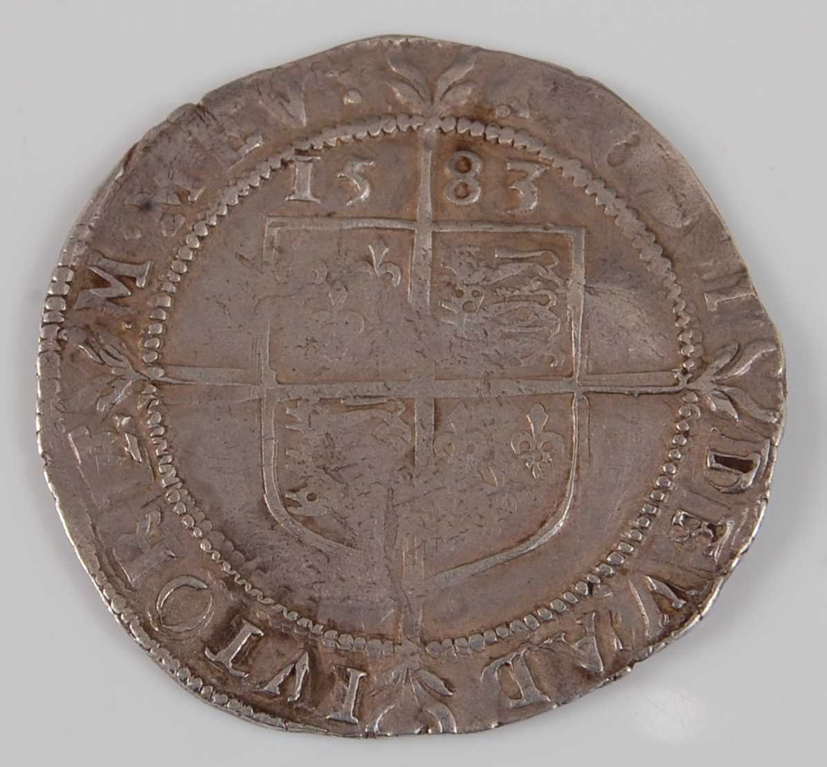 England, 1583 shilling, - Image 2 of 2