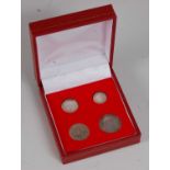 Great Britain, 1908 Maundy Money four coin set,
