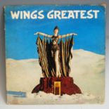 Wings 'Greatest' vinyl record 1978 black label, PCTC256/YEX984-1, etched 'Mastered at Abbey Road -