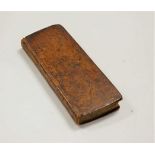An early 19th century full leather bound volume 'Mr Hoppus's Measurer, Greatly Enlarged and