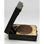 A mid-20th century Decca portable wind-up gramaphone