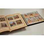 A Deutsch Kulturbilder cigarette card album (appears complete); together with another album of