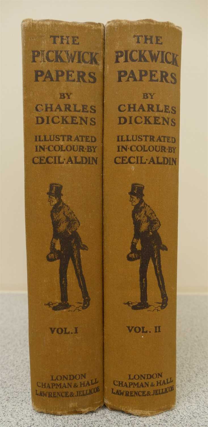 ALDIN Cecil illustrations, Posthumous Papers of the Pickwick Club, London 1910, 2vols, 4to,