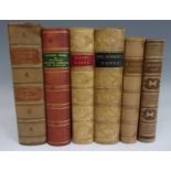 Collection of volumes of selected or complete works of various authors, in 19th and 20th century