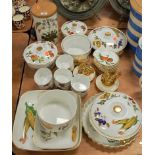 A collection of assorted Royal Worcester tablewares, in the Evesham pattern