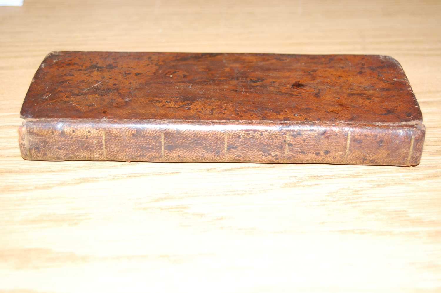 An early 19th century full leather bound volume 'Mr Hoppus's Measurer, Greatly Enlarged and - Bild 6 aus 6