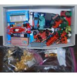 One box containing a quantity of mixed boxed and loose modern release diecast models and related