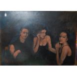 Grainger - The Girls, oil on canvas, signed lower left, 88 x 118cm