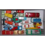 A collection of loose vintage diecast models, to include Corgi Toys, Matchbox etc