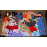 A collection of Pippa Dolls and clothing