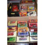 Three boxes containing a quantity of mixed modern issue diecast, to include Matchbox Models of