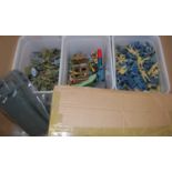 A large quantity of various mainly loose Airfix and other 1:32 scale military figures and