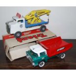 A Triang Lines Brothers Ltd large scale pressed steel boxed model of a Triang breakdown lorry;