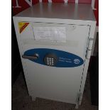 A contemporary Datacombi 2500 series freestanding digital keylock safe by The Phoenix Safe Company