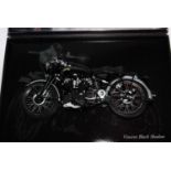 A Minichamps Model No. 122134500 1/12 scale model of a Vincent-HRD series C 1950 Black Shadow