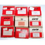 Nine various boxed as issued Starter 1.43 scale classic car and high speed racing kits to include