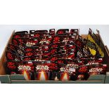 34 various Star Wars Hasbro Episode 1 carded Action figures, all appear as issued on original