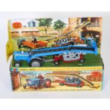 A Corgi Toys No.47 Ford 5000 Super Major tractor with working conveyor on trailer gift set,
