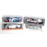 Four various boxed Spark Models 1/43 scale Porsche Long Distance Racing diecast and resin group,