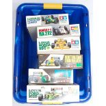 Six various boxed, as issued, Tamiya and Hasegawa, 1/24 and 1/20 scale F1 Classic Car kit group to