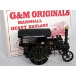 A G&M Originals 1/32 scale white metal and resin model of a Marshall heavy haulage traction
