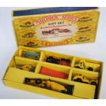 A Matchbox G-3 building constructor's gift set comprising of Caterpillar Earth Mover, No. 24