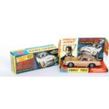 A Corgi Toys No. 261 James Bond Aston Martin DB5 comprising gold body with red interior and wire