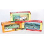 Three various boxed Solido 1:43 scale racing and saloon diecasts, to include a No.39 Simca 1308,