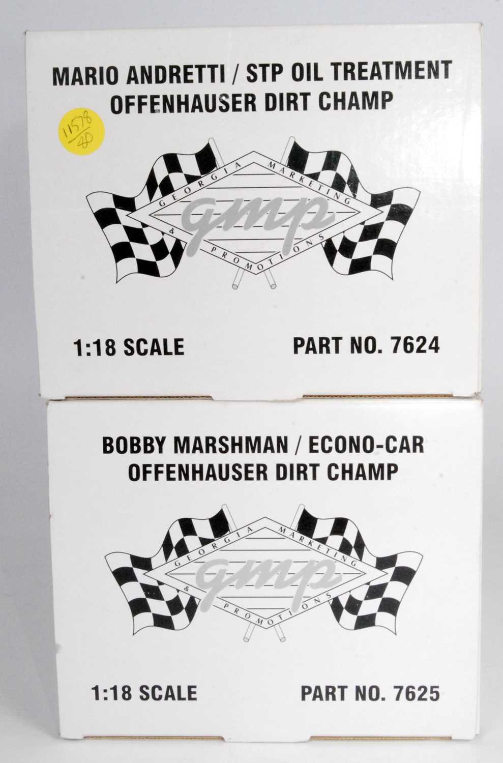 A GMP 1/18 scale Dirt Race Champion car group to include Model No. 7624 Mario Andretti/STP Oil - Image 2 of 2