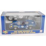 A GMP model No. 12007 1/18 scale model of a 1966 Sunoco Special Lola Spider as driven by Mark