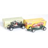 A Solido boxed racing car diecast group, two examples to include a No. 131 BRM F1 race car,