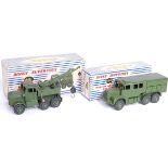 A Dinky Toys boxed Military diecast group to include No. 689 Medium Artillery Tractor, together with