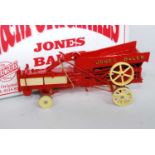 A G&M Originals 1/32 scale Jones Baler comprising of red and yellow body with Jones Baler livery,