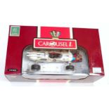 A Carousel 1 No. 5205 1/18 scale model of a Lotus 38 1966 Indy 500 race car, with Sheraton