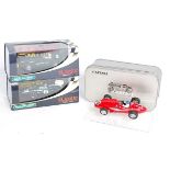 A Scalextric and Cartrix Classic Collection boxed slot car race group to include a Cartrix 1957