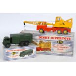 A Dinky Toys Military and Commercial Vehicle boxed diecast group to include a Dinky Toys No. 972