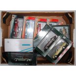 Eleven various boxed Vanguard and Minichamps 1/43 scale Jaguar, Vauxhall, and Ford diecast group