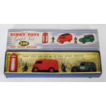 A Dinky Toys gift set No.299 Post Office Services, comprising of Royal Mail van, Post Office