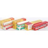 A Dinky Toys boxed public transport diecast group, 3 examples to include No. 292 Leyland Atlantean