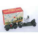 A Lone Star Modern Army series No.MFU3 large scale mobile pom-pom gun trailer with military Jeep,