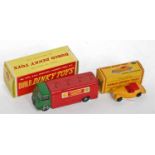 A Dublo Dinky Toys boxed and partly repainted diecast group to include a No. 062 Singer Roadster,